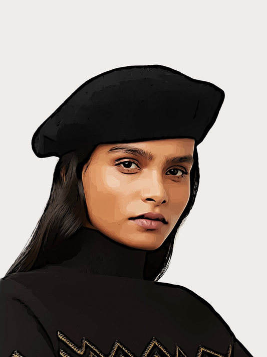 Beatrice Beret Hat Misses' PDF Pattern