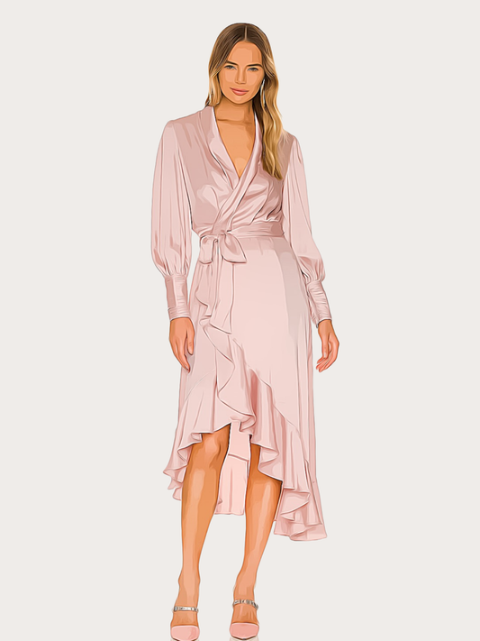 Florence Wrap Dress Misses' PDF Pattern
