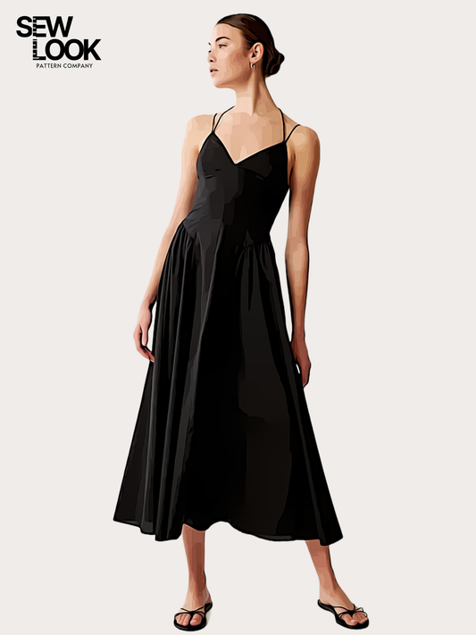 Amber Strappy Dress Misses' PDF Pattern