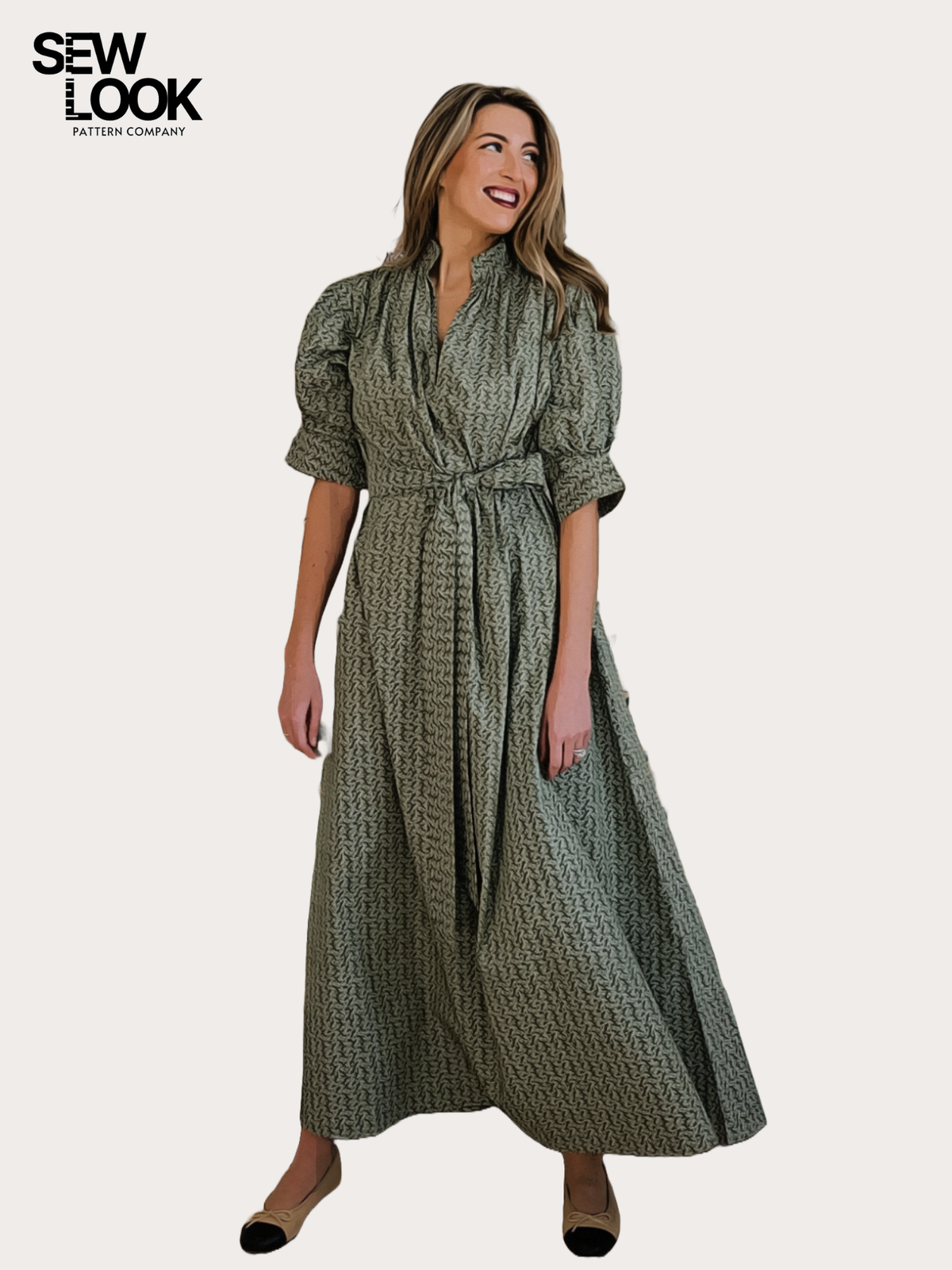 Charlotte Day Belted Dress Misses' PDF Pattern
