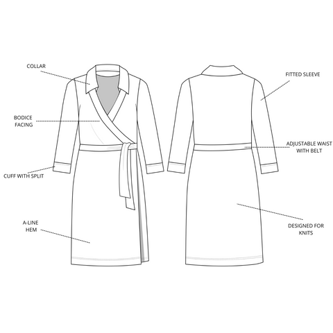 Diane Wrap Dress PDF Pattern