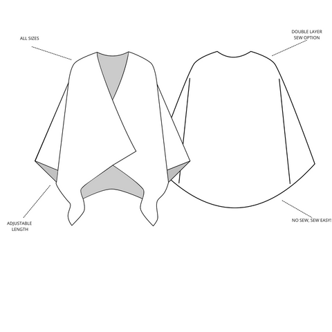 Easy Poncho Guide PDF Pattern