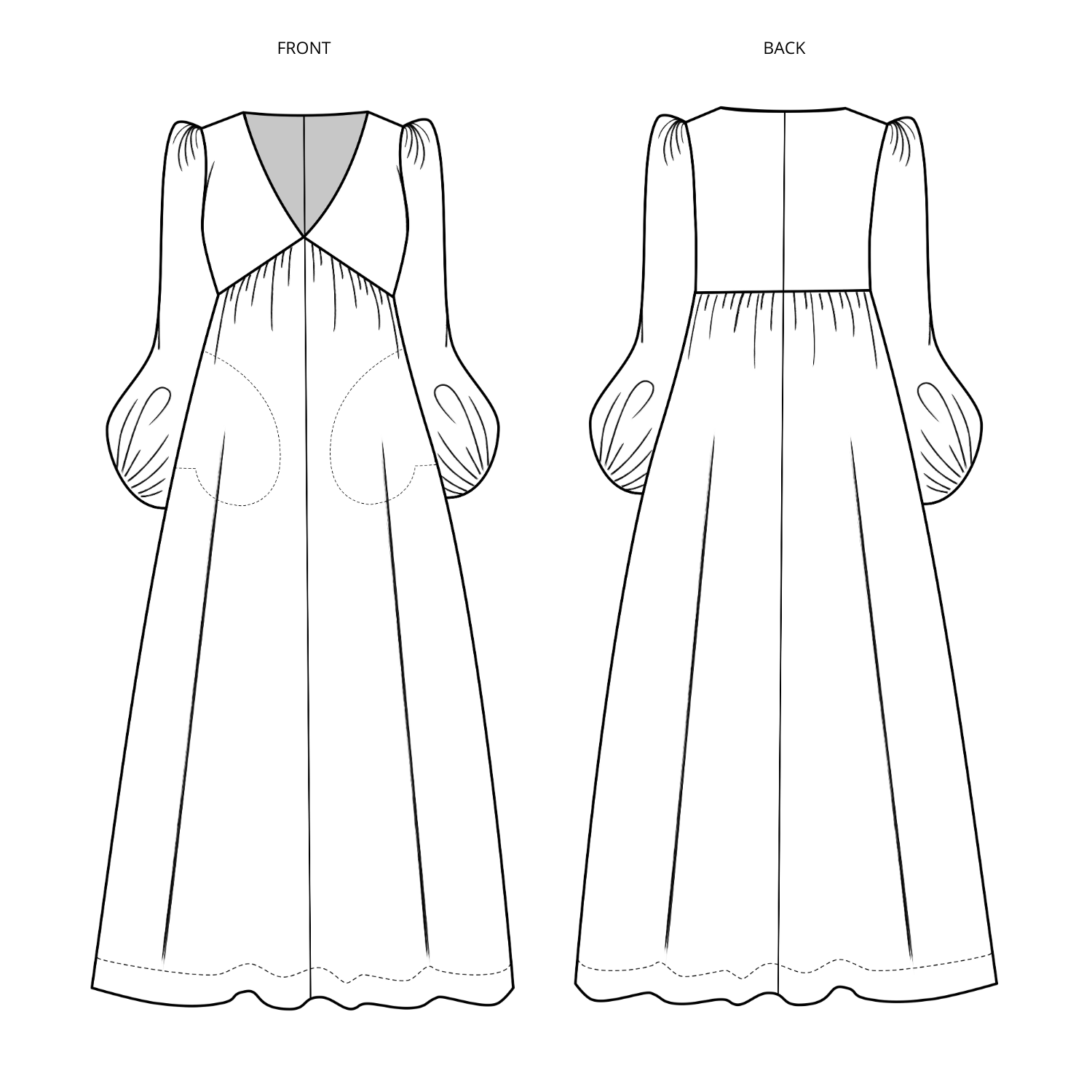SL012 | Sew Look Belle Dress Misses' PDF Pattern SL012 | Sew Look Belle Dress Misses' PDF Pattern