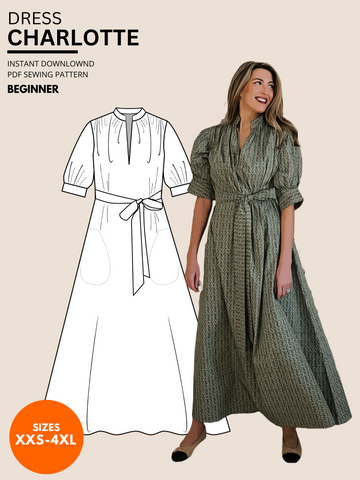 Charlotte Dress PDF Pattern